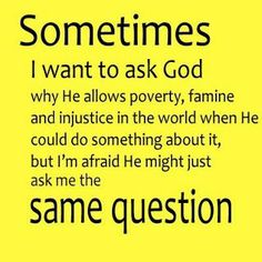 Ask God