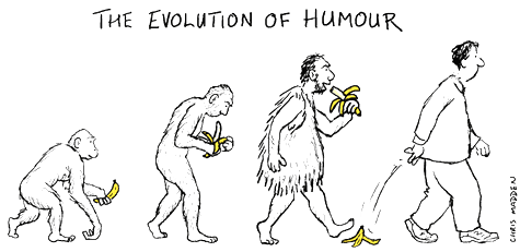 Evolution of humor